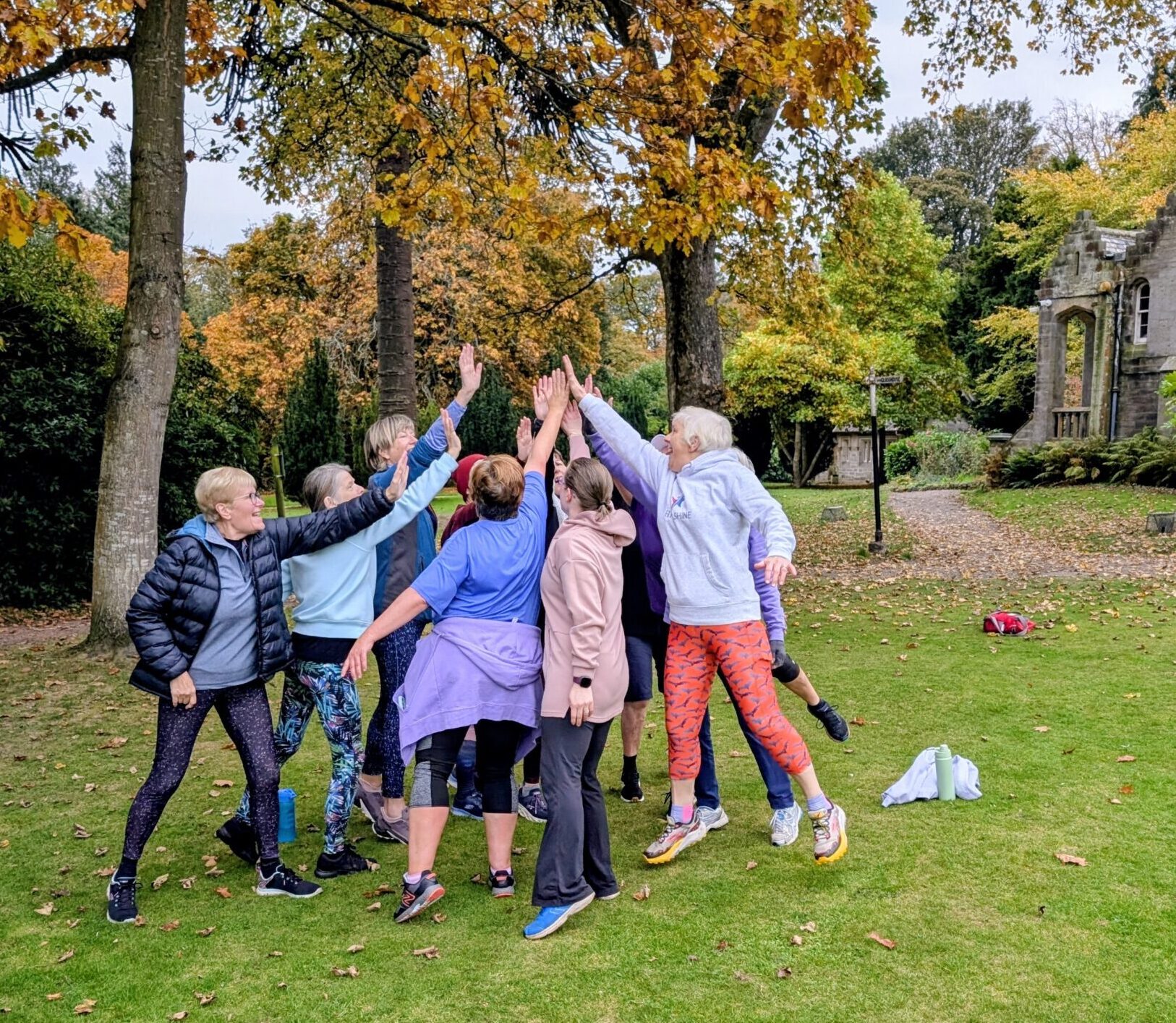 In-studio class at Christmas