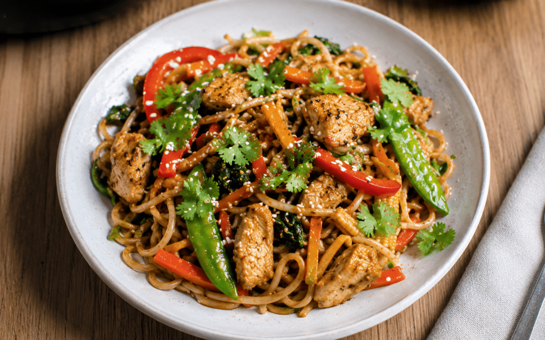 Easy, Quick and No-Chop Stir-Fry  (Serves 2)
